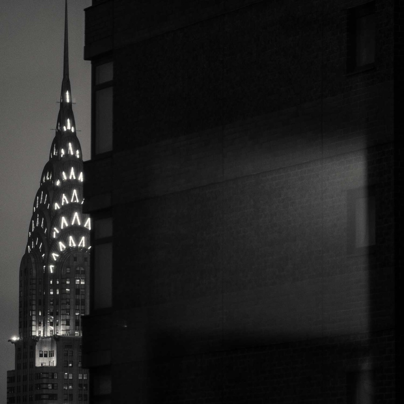 Top of the Chrysler Building at night, NY, 2015