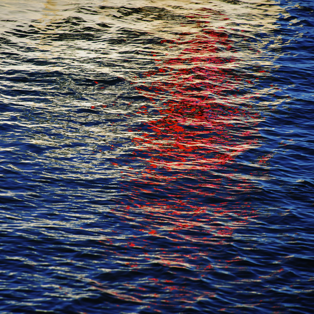 Red White and Blue ocean, Cape Cod, 2009