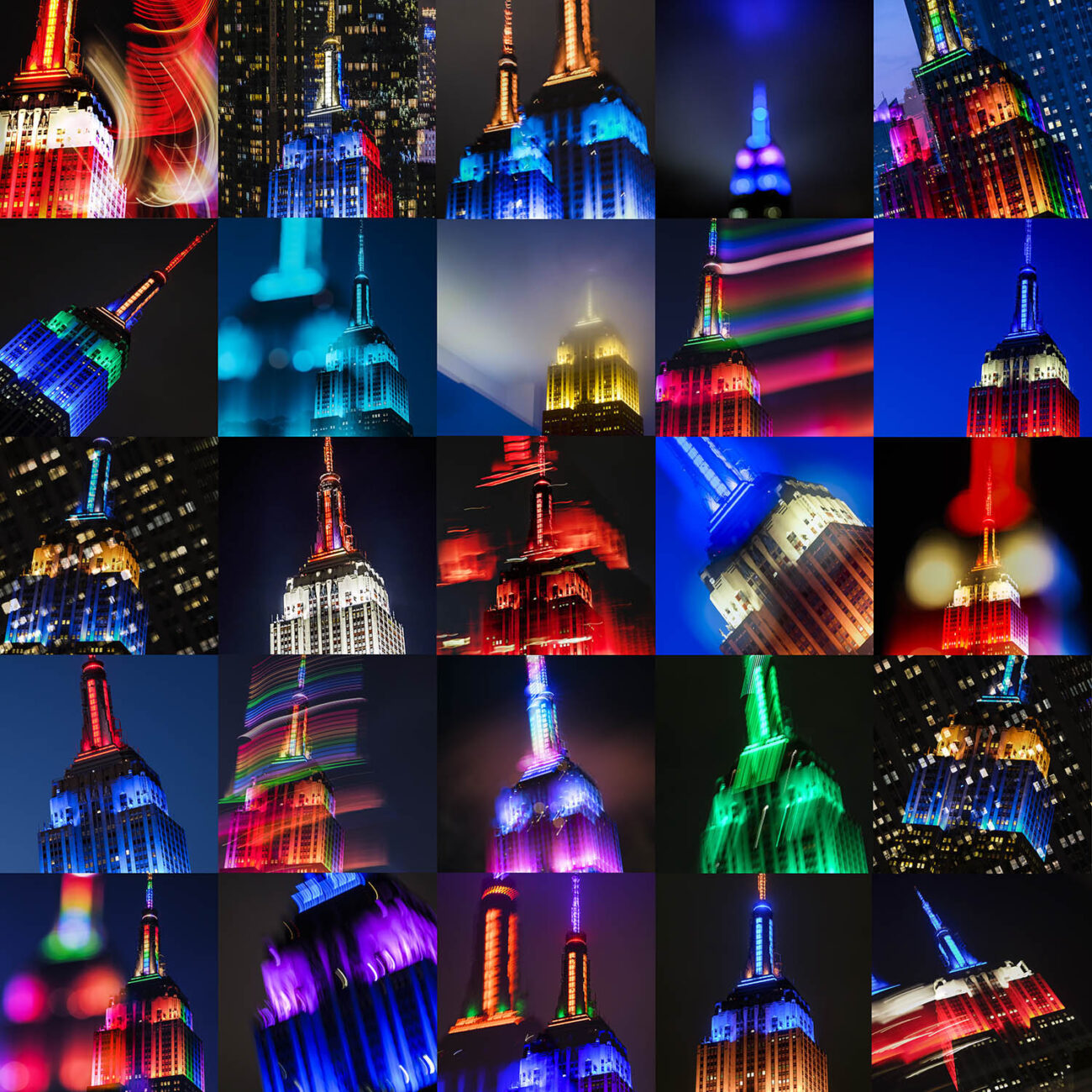 Empire State Building Lights