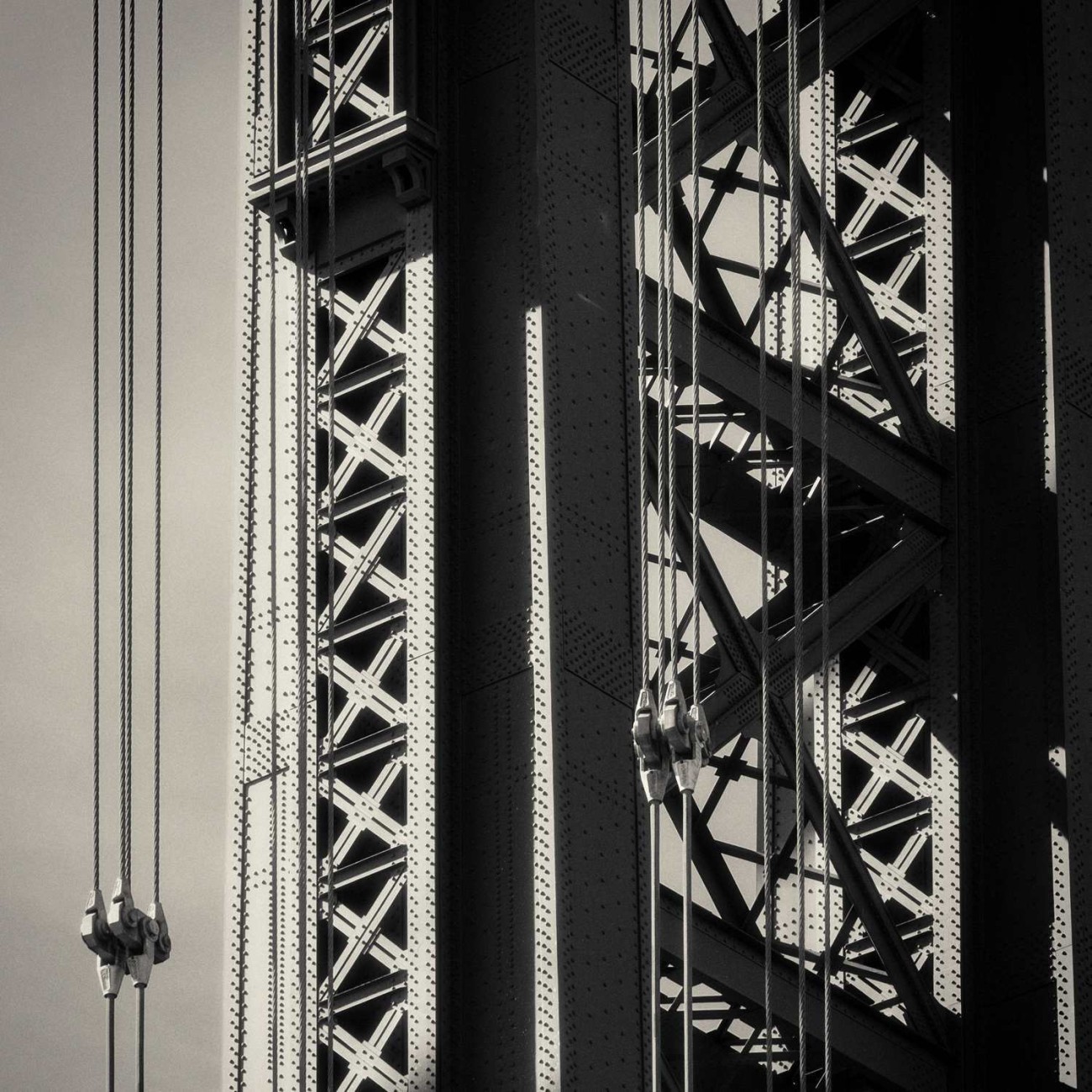 Manhattan Bridge detail, New York, 2013