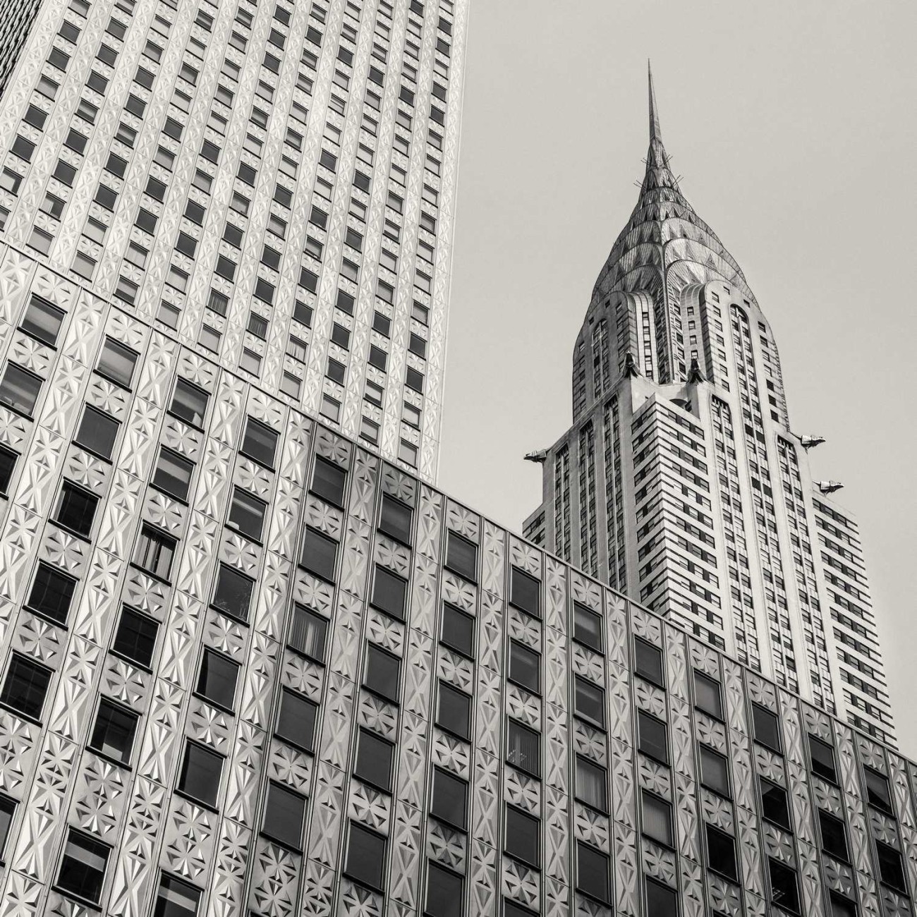 Mobil and Chrysler Buildings, NY, 2013