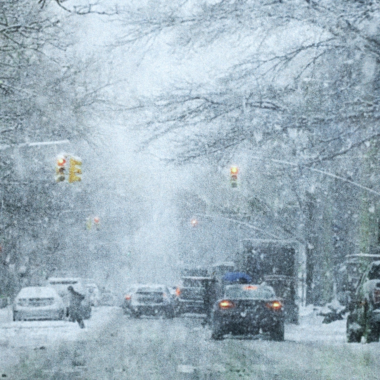 Snowy day Greenwich Village, NY, 2015