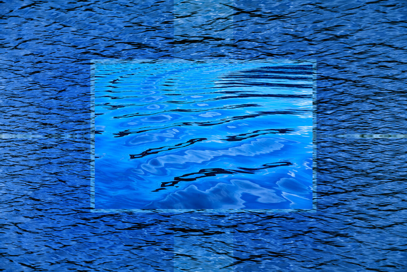 Blue ripples
